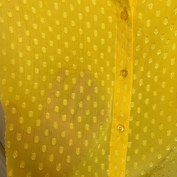 NWT Banana Republic Drapey Classic Textured Blouse - Picture 3 of 6